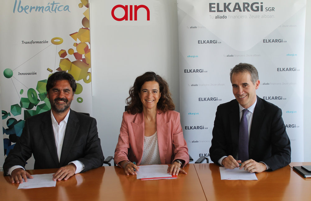 Ibermática, Elkargi y AIN colaborarán para impulsar la transformación digital de la industria navarra